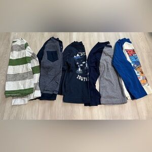 Boys Long Sleeves Top T-shirt Multicolor Sz 4T